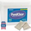 Airmax PondClear Packets, Beneficial Bacteria & Enzyme Clarifier Treatment with Ecoboost PRx, Clear & Clean Pond & Lake Water, Safe for Fish, 96 Count