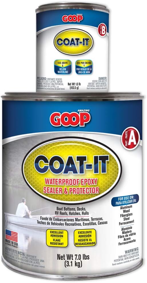 Amazing GOOP 5400060 Coat-It Epoxy Sealer Adhesive Kit - 8 lb Amazing GOOP 5400060 Coat-It Epoxy Sealer Adhesive Kit - 8 lb