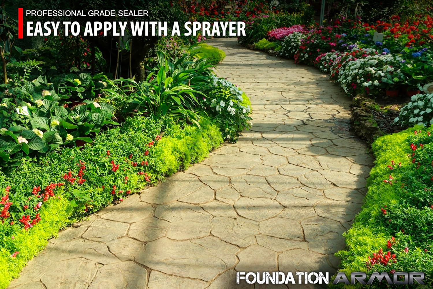 Armor SX5000 Solvent-Based Silane-Siloxane Sealer for Concrete, Brick, Pavers, Stone - Matte Concrete Sealer - 5 Gallon9
