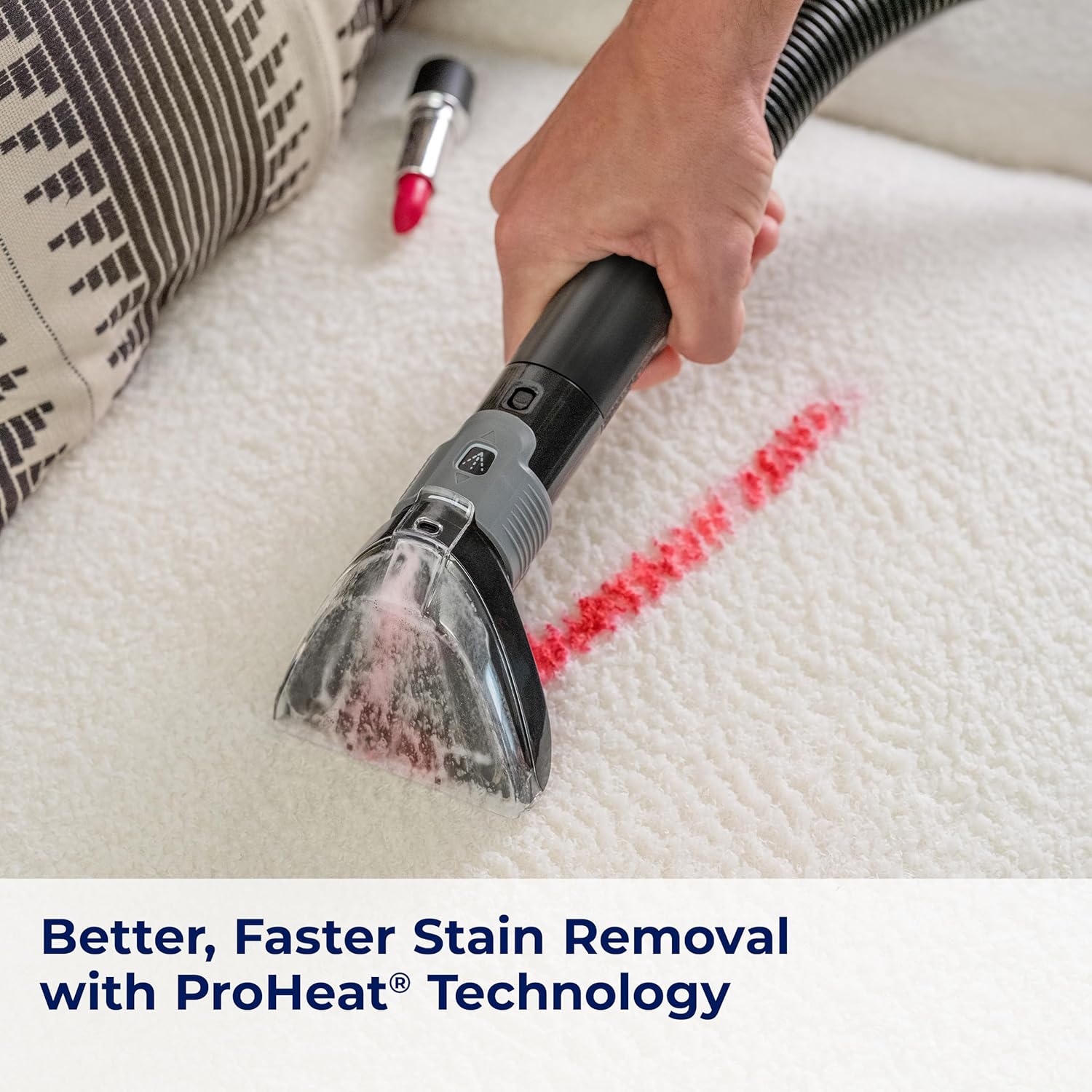 BISSELL® Little Green® Proheat® Pet, Portable Deep Cleaner with Heated Cleaning Technology, Self-Cleaning Tough Stain Tool and Pet Pro Oxy Triple Action Formula Included, 39691