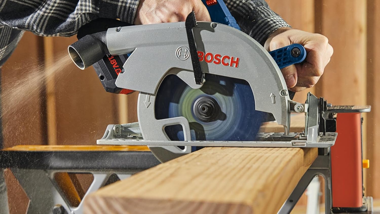 BOSCH GKS18V-25N 18V 7-1 4 In. BITURBO Brushless™ Circular Saw - High Performance Cordless Saw with 2-1 2 In. Cut Capacity and PROFACTOR™ System (Bare Tool)2