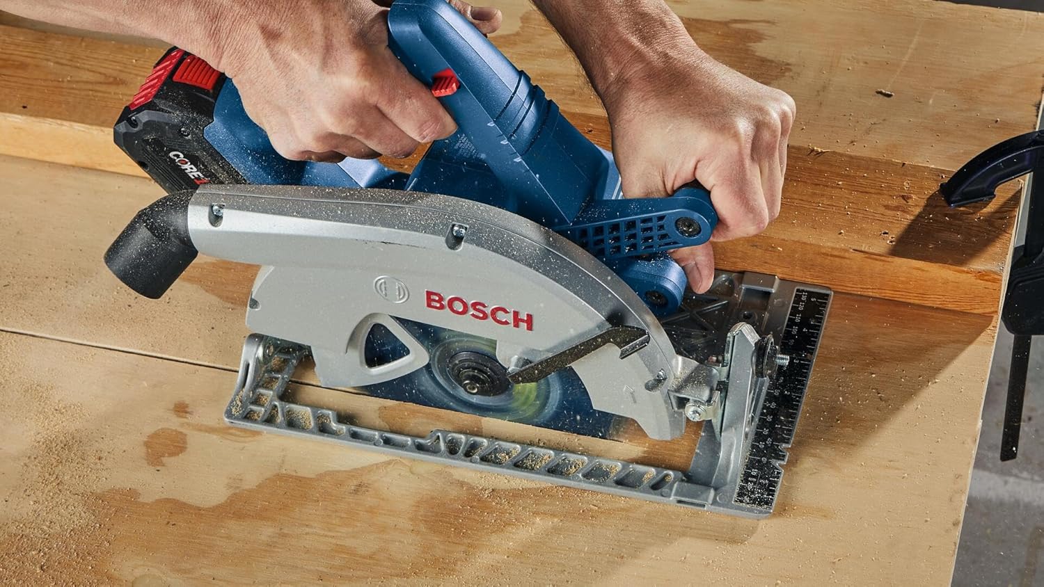 BOSCH GKS18V-25N 18V 7-1 4 In. BITURBO Brushless™ Circular Saw - High Performance Cordless Saw with 2-1 2 In. Cut Capacity and PROFACTOR™ System (Bare Tool)5
