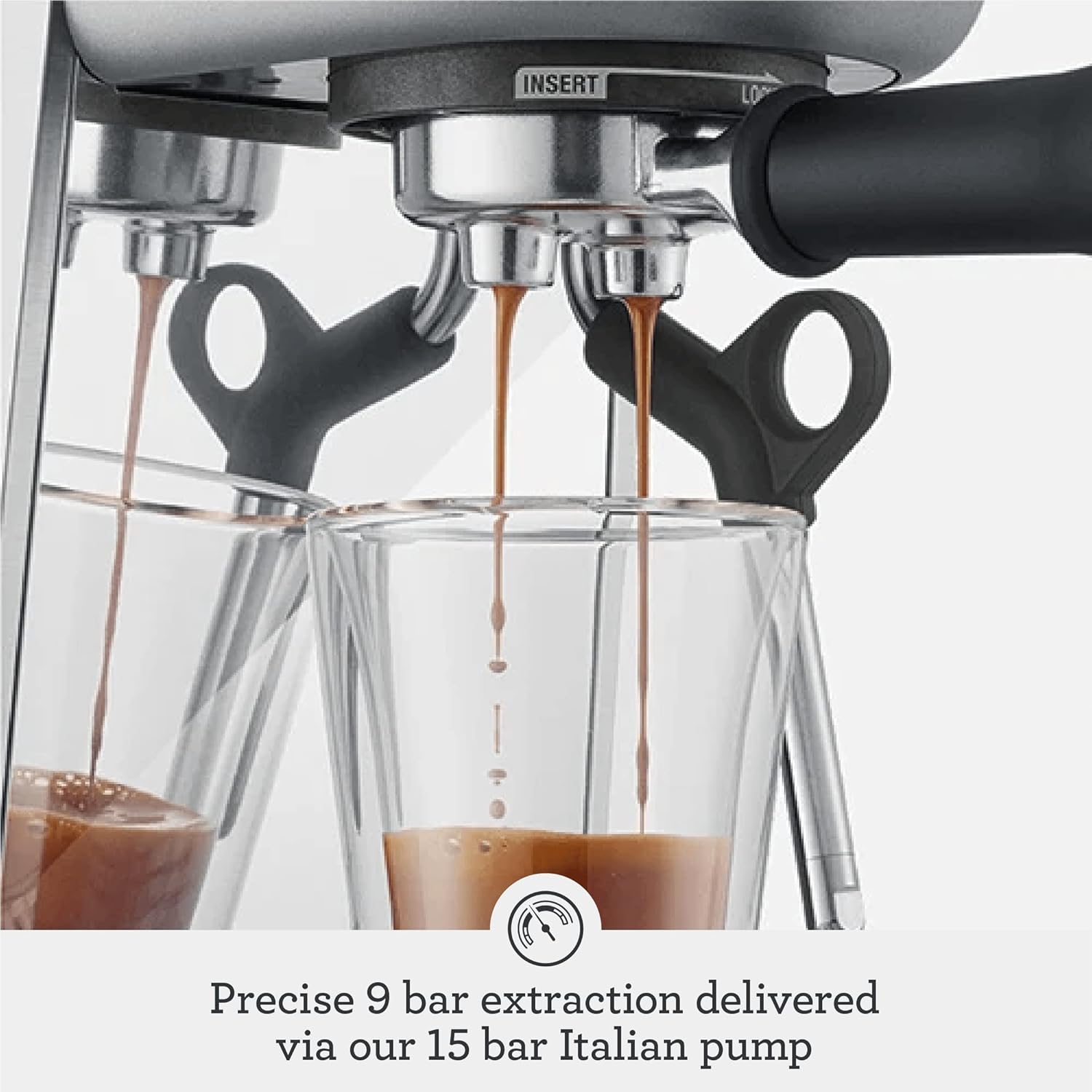 Breville Bambino Plus Espresso Machine BES500BTR, Black Truffle2