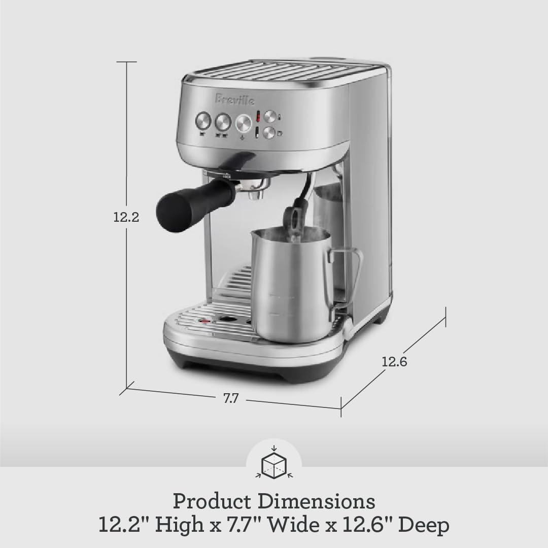 Breville Bambino Plus Espresso Machine BES500RVC, Red Velvet Cake12