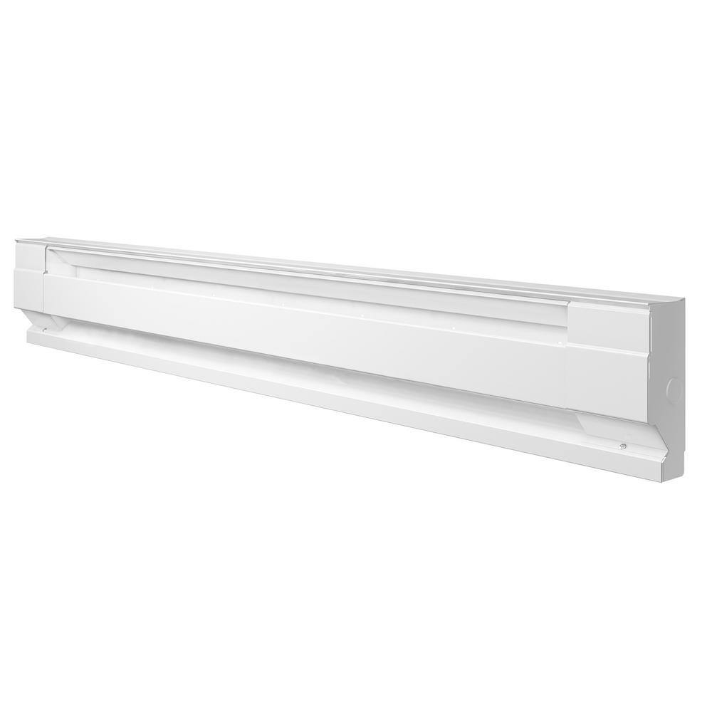 Cadet 4F1000W 48 in. 240 208-volt 1,000 750-watt Electric Baseboard Heater in White Cadet 4F1000W 48 in. 240/208-volt 1,000/750-watt Electric Baseboard Heater in White