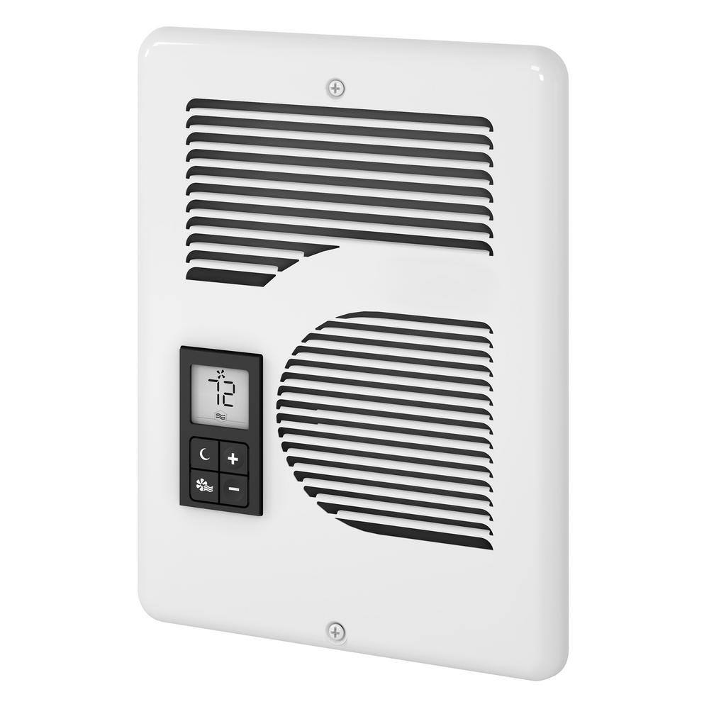 Cadet CEC163TW 240 208 120-volt 1,600 1,500 1,000-watt Energy Plus In-wall Fan-forced Electric Heater in White with Digital Thermostat2
