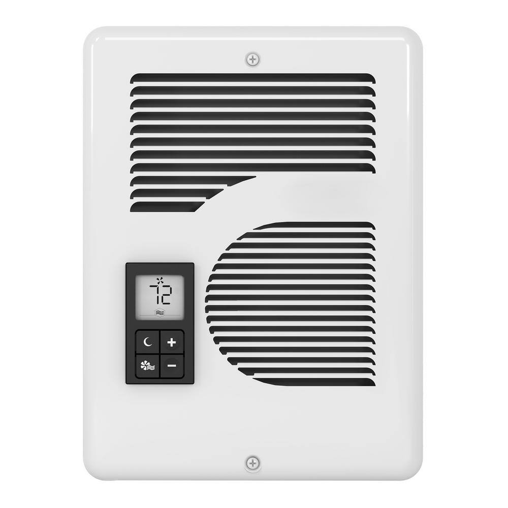 Cadet CEC163TW 240 208 120-volt 1,600 1,500 1,000-watt Energy Plus In-wall Fan-forced Electric Heater in White with Digital Thermostat4