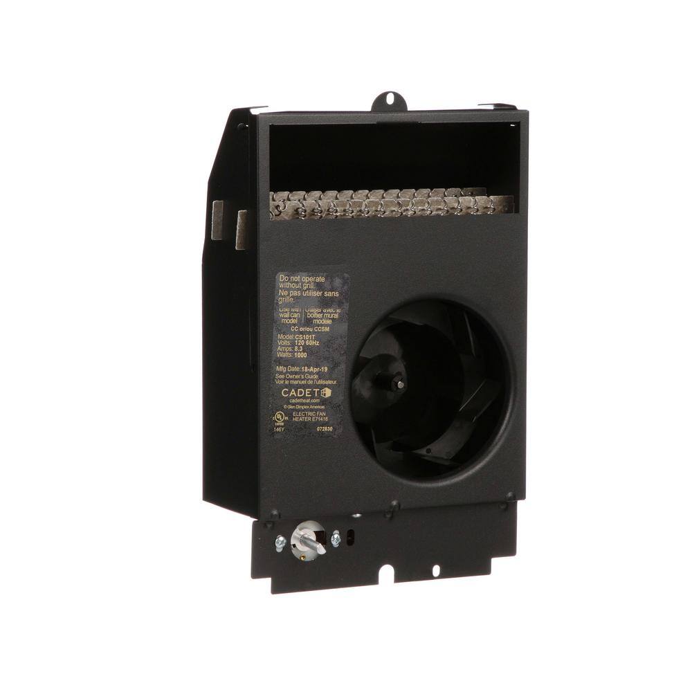 Cadet CS101T 120-volt 1,000-watt Com-Pak In-wall Fan-forced Replacement Electric Heater Assembly with Thermostat23