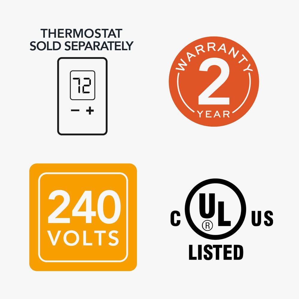Cadet CS122 240-volt 1,250-watt Com-Pak In-wall Fan-forced Replacement Electric Heater Assembly12