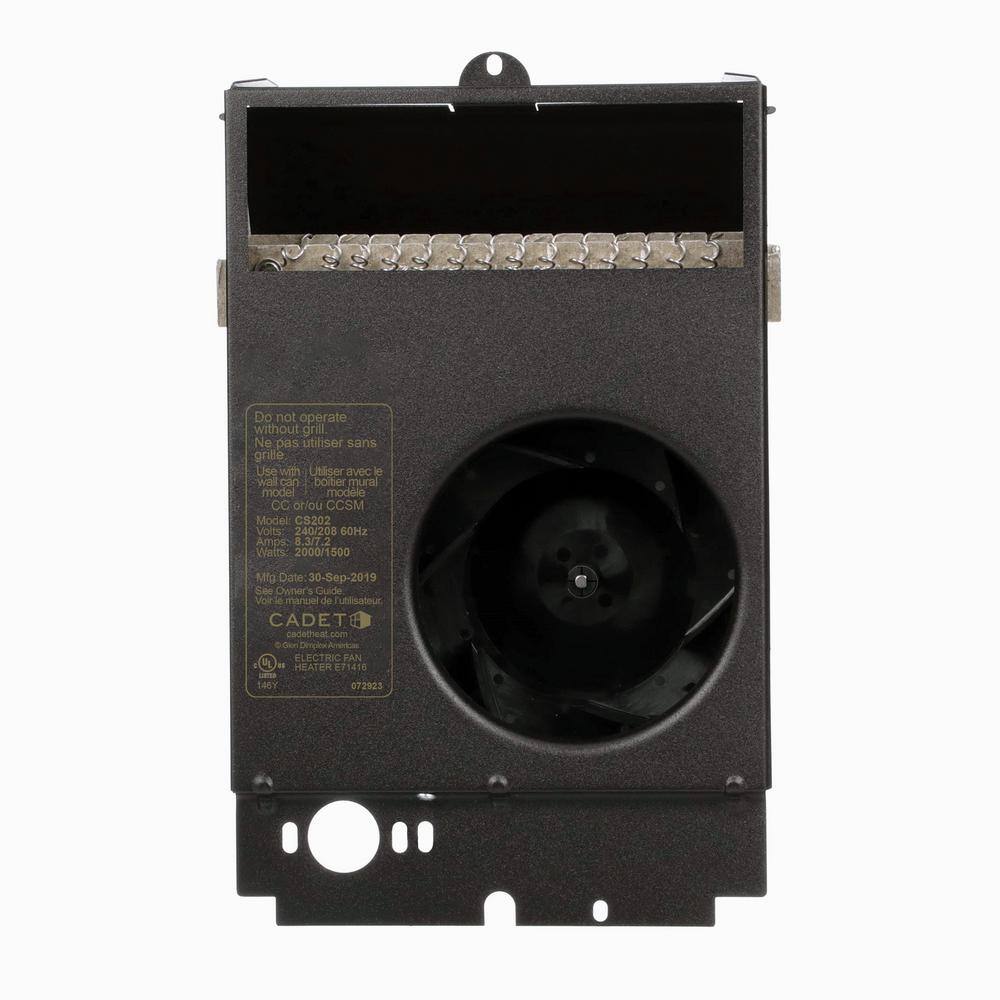 Cadet CS202 240-volt 2,000-watt Com-Pak In-wall Fan-forced Replacement Electric Heater Assembly Cadet CS202 240-volt 2,000-watt Com-Pak In-wall Fan-forced Replacement Electric Heater Assembly