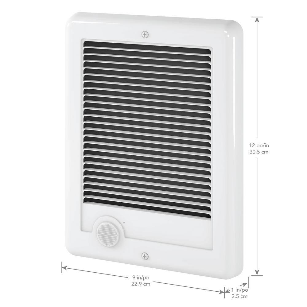 Cadet CSC152W 240-volt 1,500-watt Com-Pak In-wall Fan-forced Electric Heater in White9