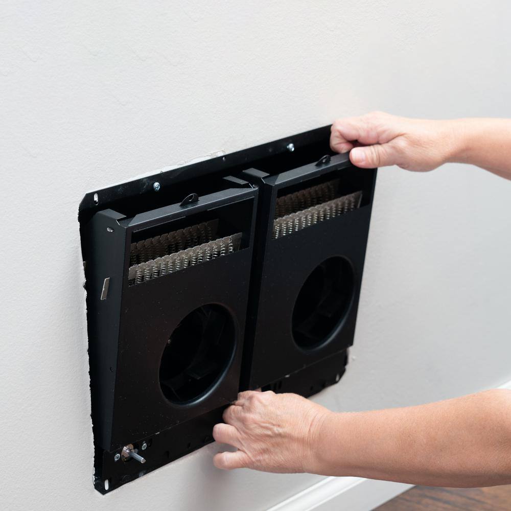 Cadet CST402T 240 208-volt 4,000 3,000-watt Com-Pak Twin In-wall Fan-forced Replacement Electric Heater Assembly with Thermostat4