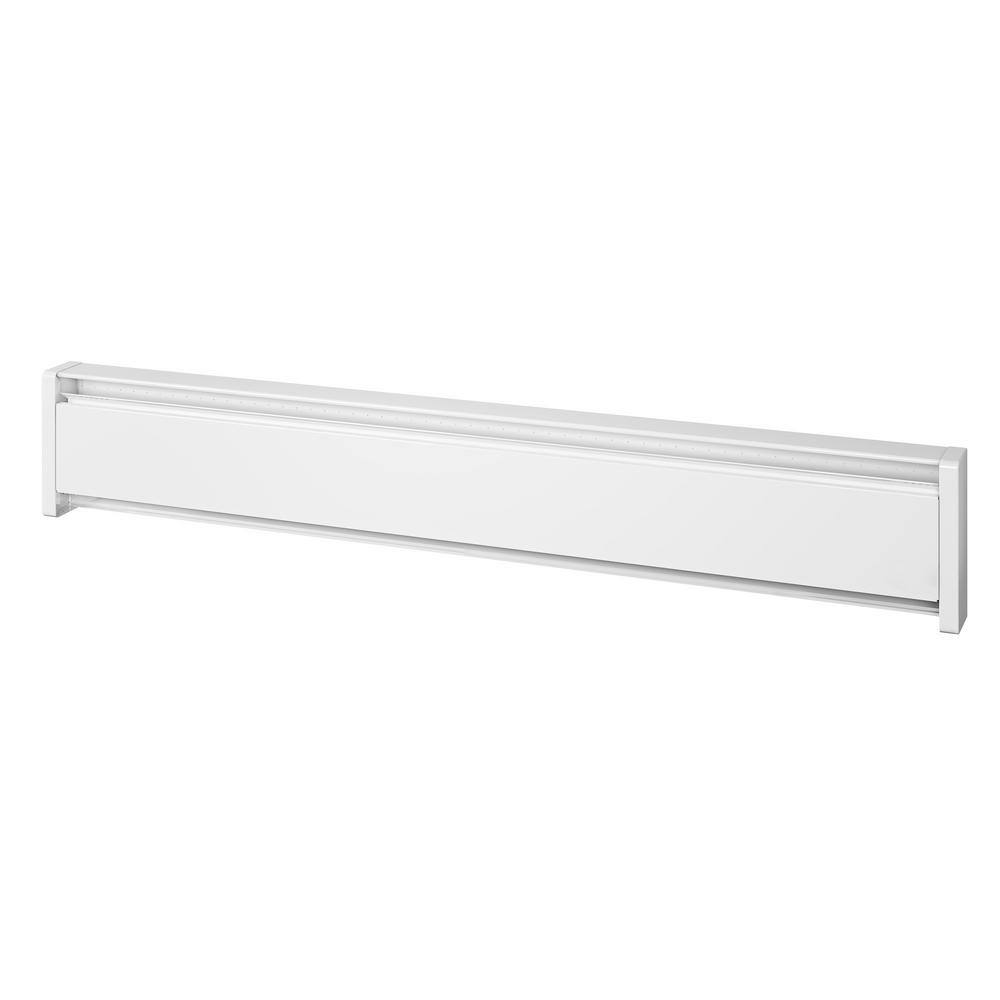 Cadet EBHN1000W 59 in. 240 208-volt 1,000 750-watt SoftHeat Hydronic Electric Baseboard Heater in White Cadet EBHN1000W 59 in. 240/208-volt 1,000/750-watt SoftHeat Hydronic Electric Baseboard Heater in White