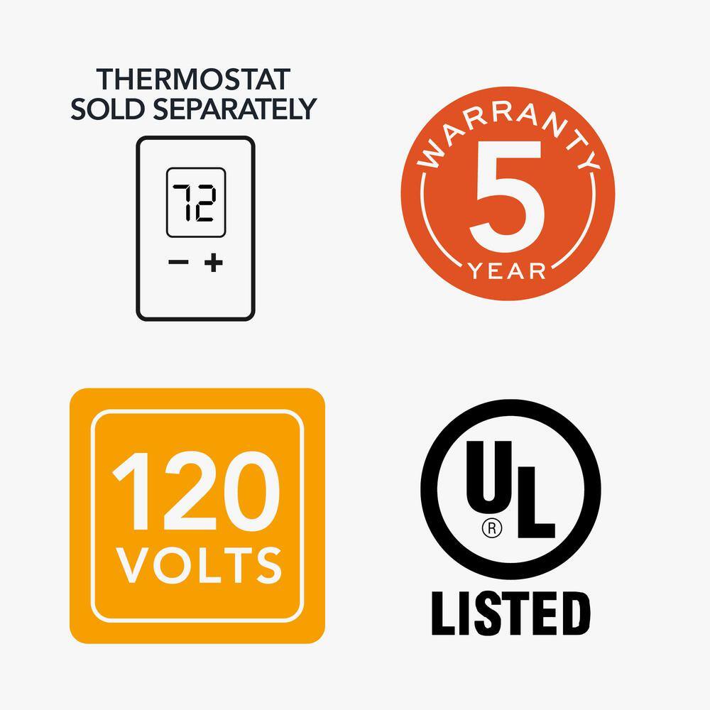 Cadet RM151 120-volt 500 100 1500-watt Multi-watt Register In-wall Fan-forced Replacement Electric Heater Assembly0