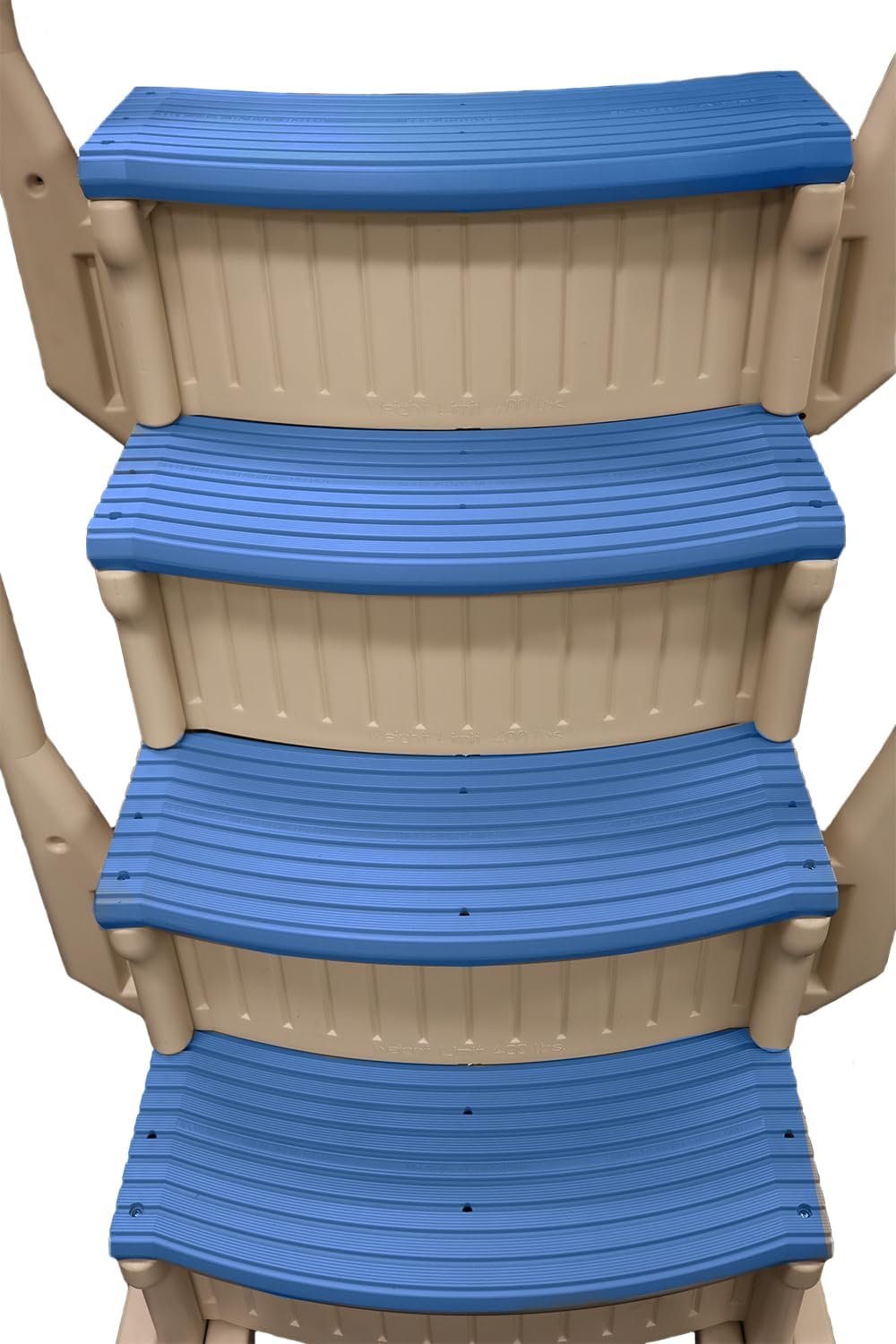 Confer Plastics Drop in Above Ground Pool Step with Blue Treads8