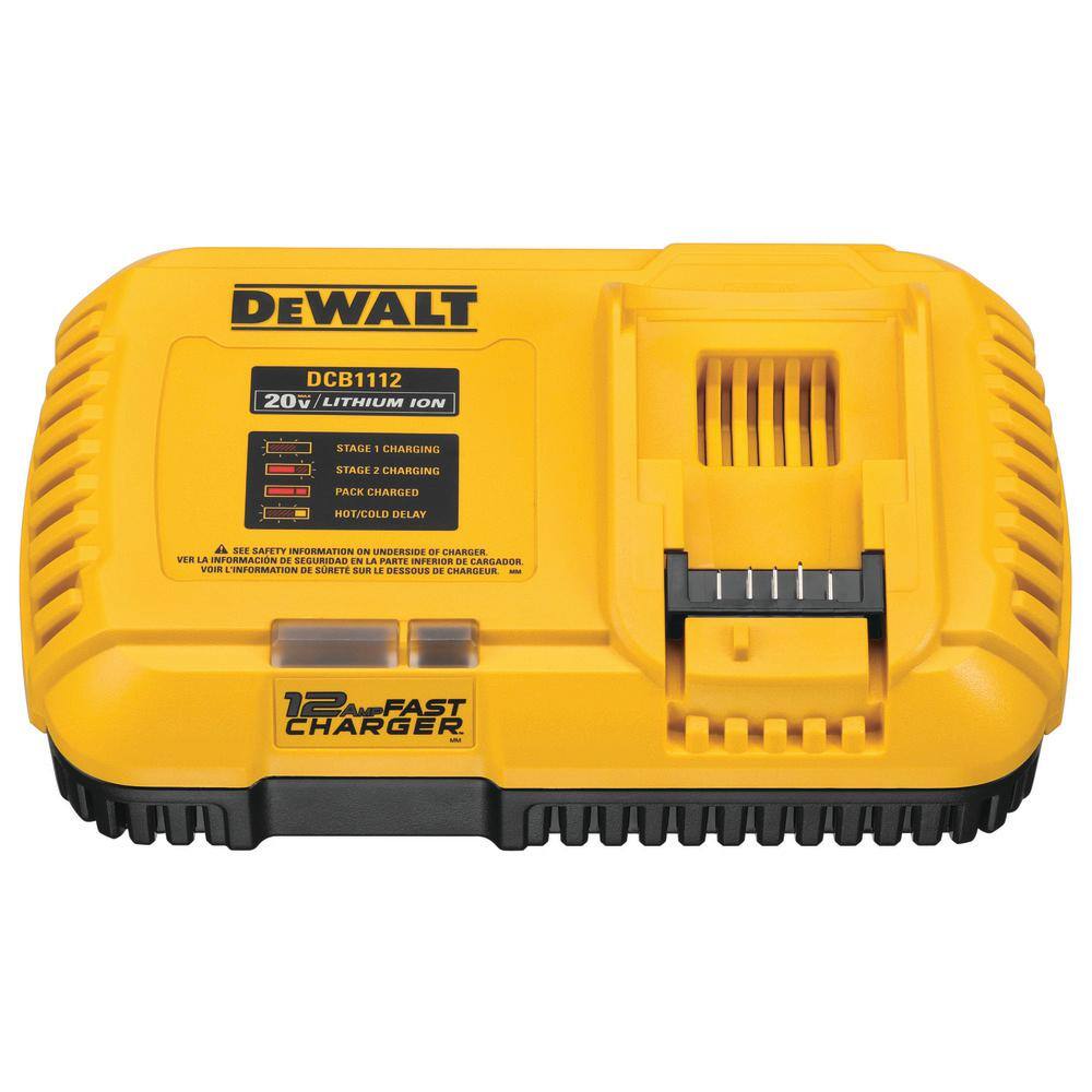 DEWALT DCB1112 20V and FLEXVOLT 12 Amp Fan Cooled Fast Charger DEWALT DCB1112 20V and FLEXVOLT 12 Amp Fan Cooled Fast Charger