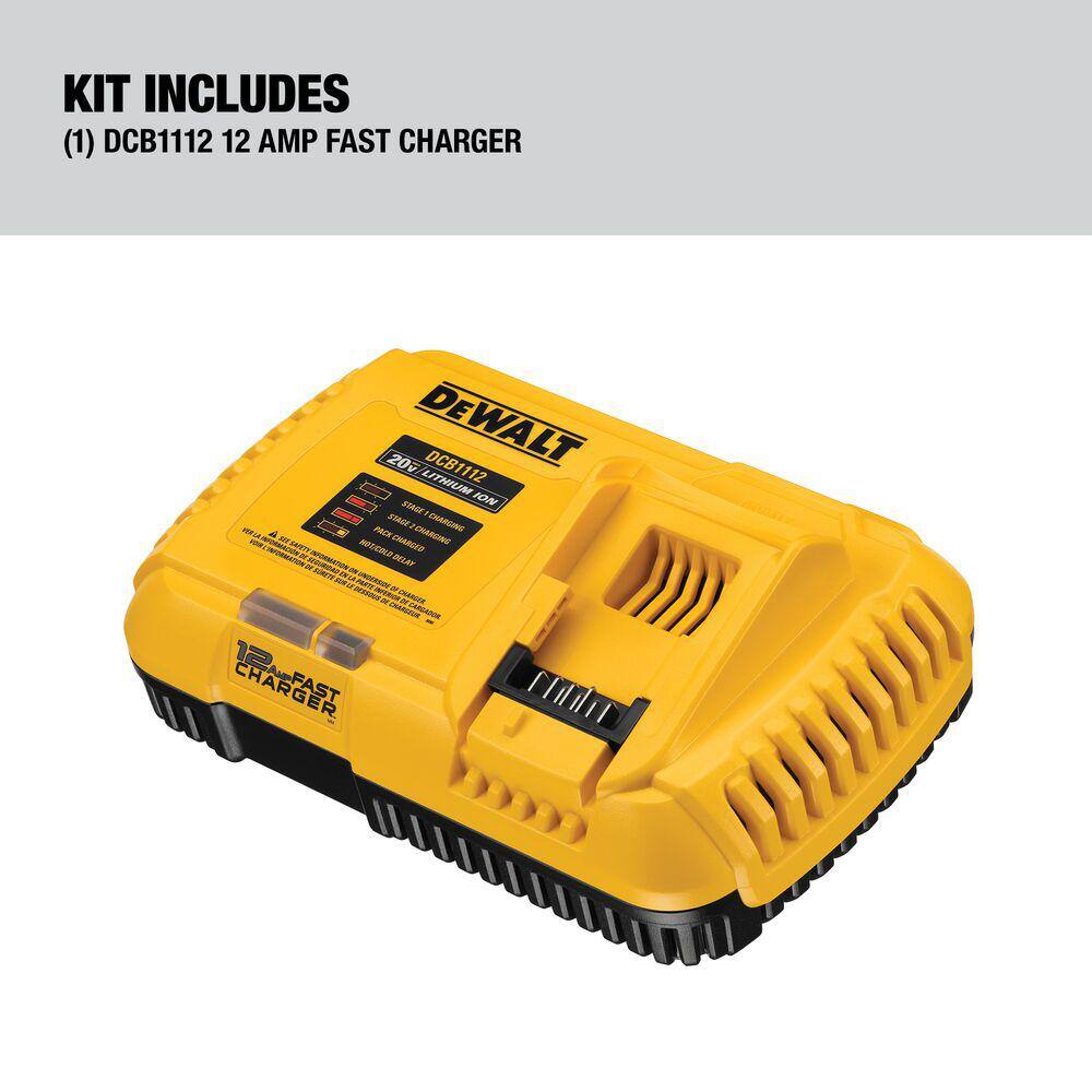 DEWALT DCB1112 20V and FLEXVOLT 12 Amp Fan Cooled Fast Charger2