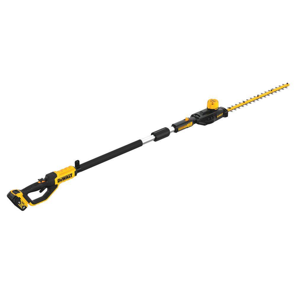 DEWALT DCPH820M1 20V MAX 22 in. Cordless Battery Powered Pole Hedge Trimmer Kit with (1) 4 Ah Battery & Charger1