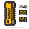 DEWALT DXAELJ16 1600 Peak Amp Lithium Jump Starter with USB Power Bank
