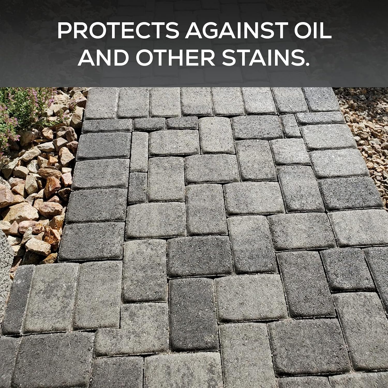 DOMINATOR LG+ Clear Acrylic Sealer 2.5 Gal Low Gloss Paver Sealer Wet Look, Color Enhancing Professional Grade Concrete Pavers and Decorative Concrete Fast Dry Driveway, Patio and Morec1