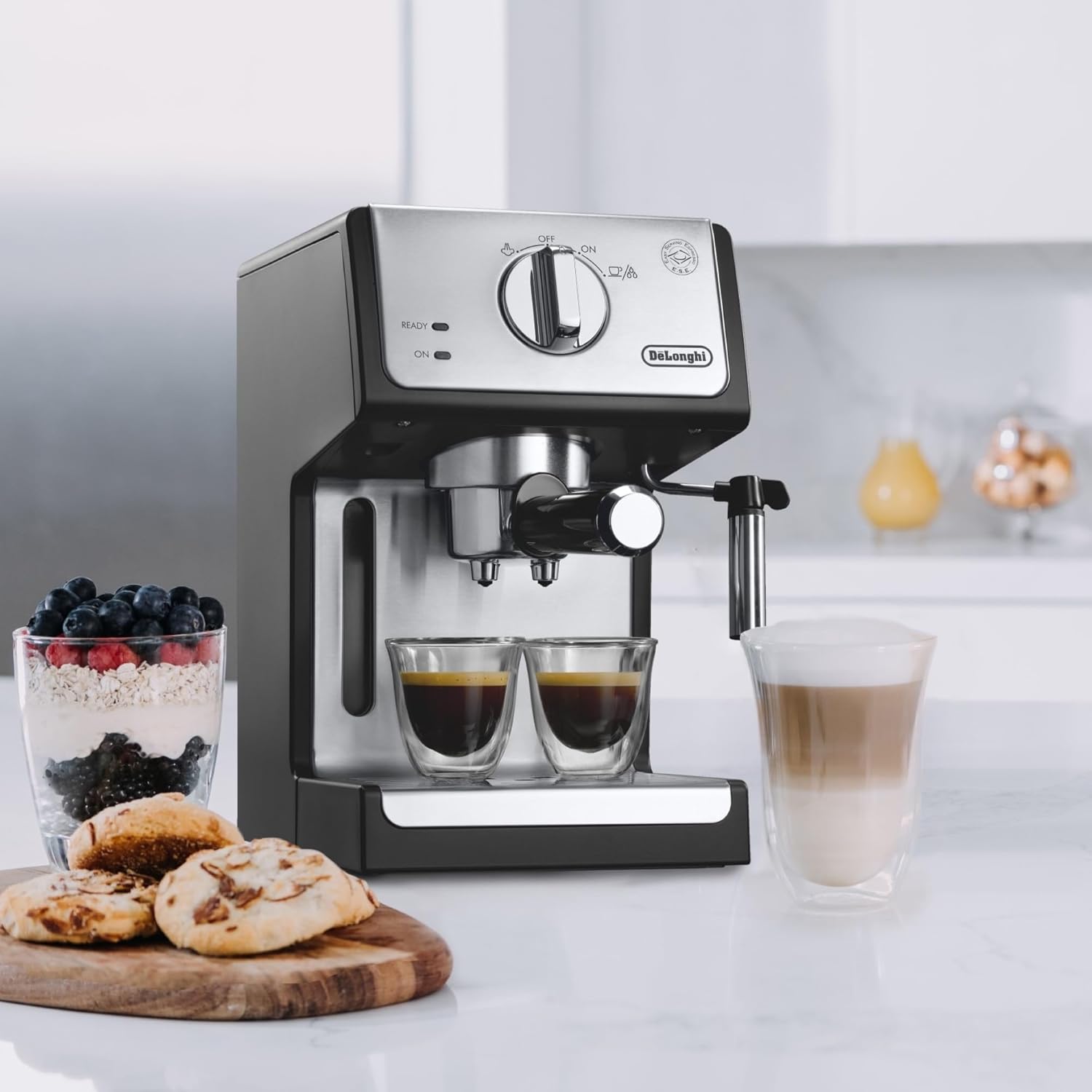 De'Longhi 15-Bar Pump Espresso Machine with Milk Frother & Temperature Control - Compact Barista Coffee Maker Kit for Espresso, Latte, Cappuccino & Iced Coffee, Easy to Clean Design8