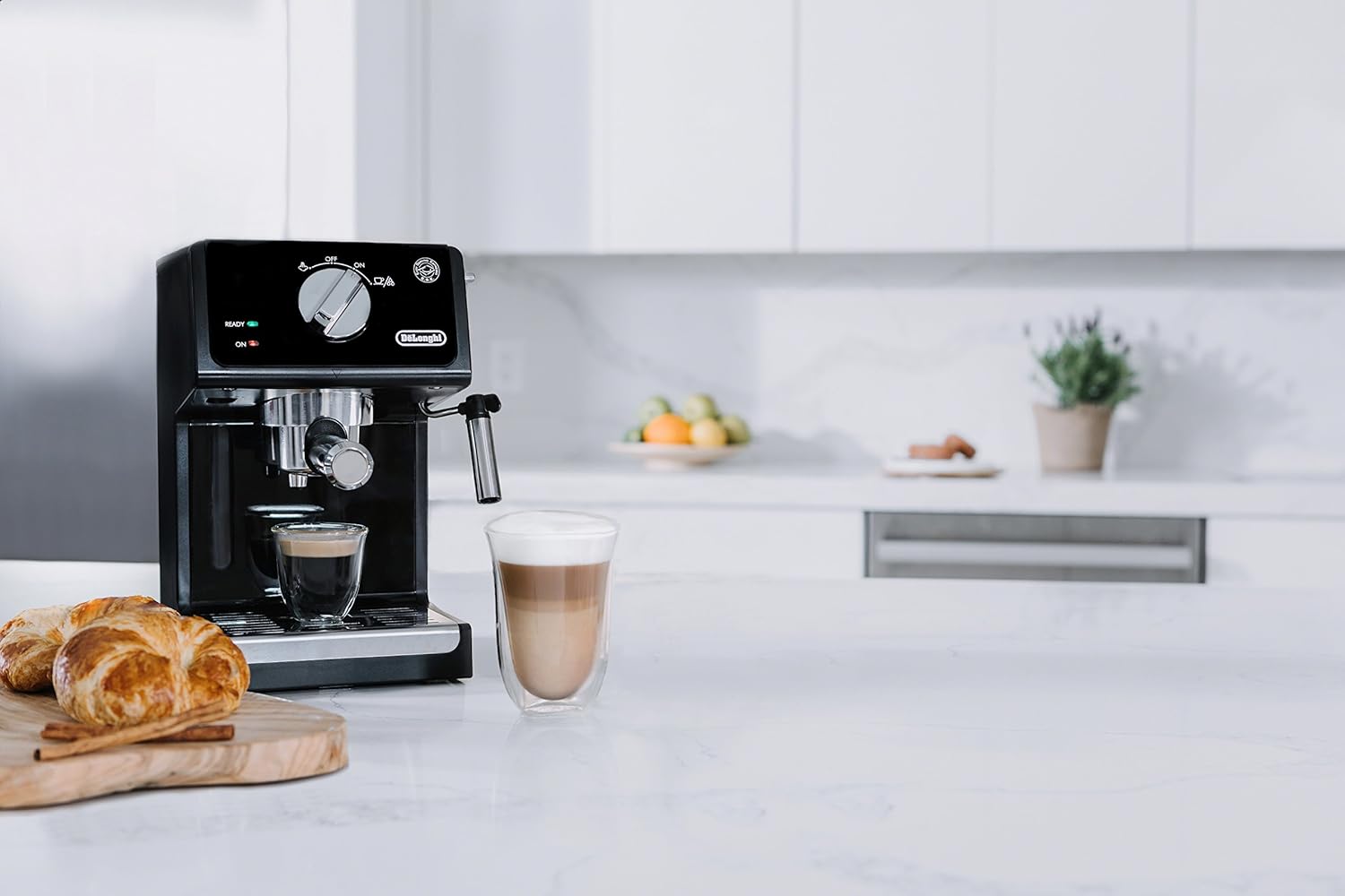 De'Longhi ECP3120 15 Bar Espresso Machine with Advanced Cappuccino System, 9.6 x 7.2 x 11.9 inches, Black Stainless Steel7