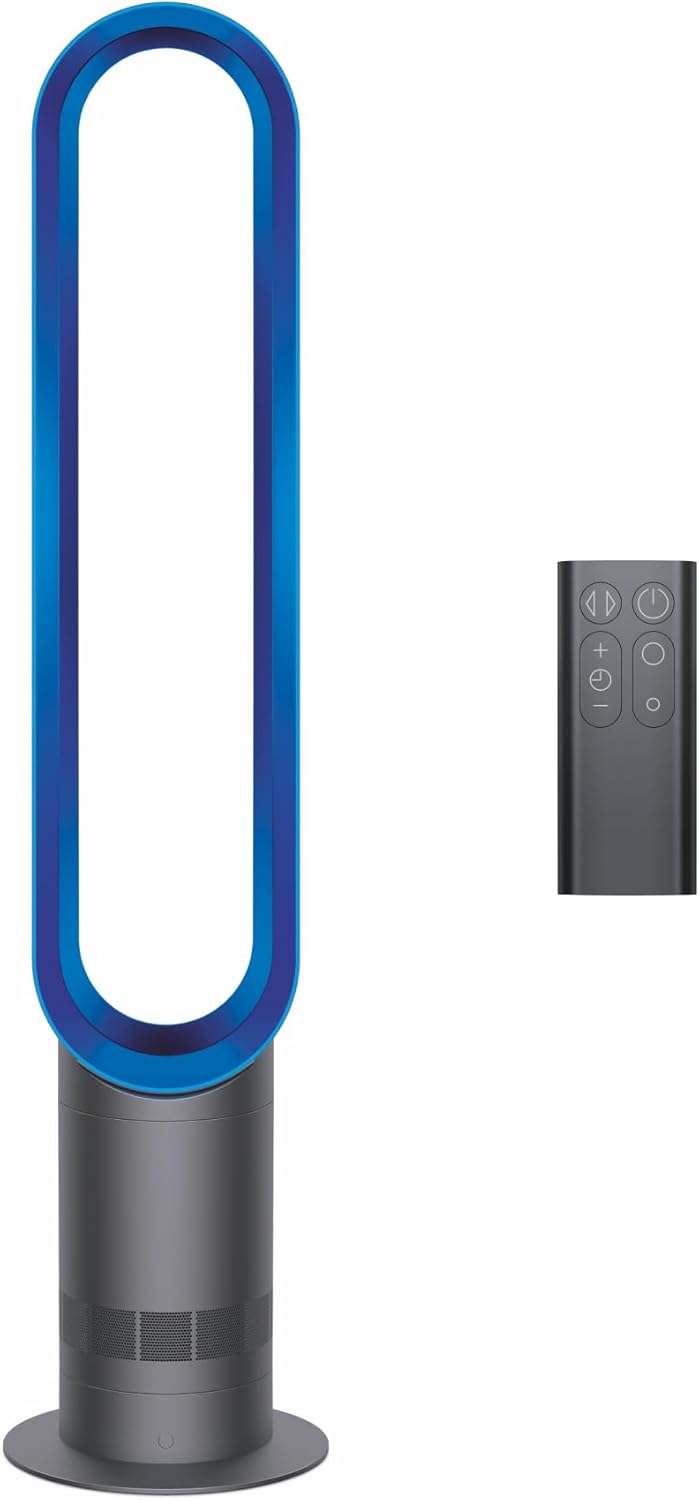 Dyson Cool AM07 Air Multiplier Bladeless Tower Fan, Iron Blue Dyson Cool AM07 Air Multiplier Bladeless Tower Fan, Iron/Blue