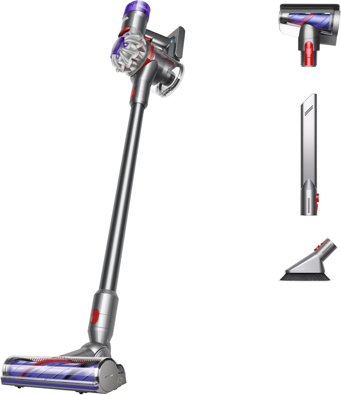Dyson V8 Plus Cordless Vacuum, Silver Nickel Dyson V8 Plus Cordless Vacuum, Silver/Nickel