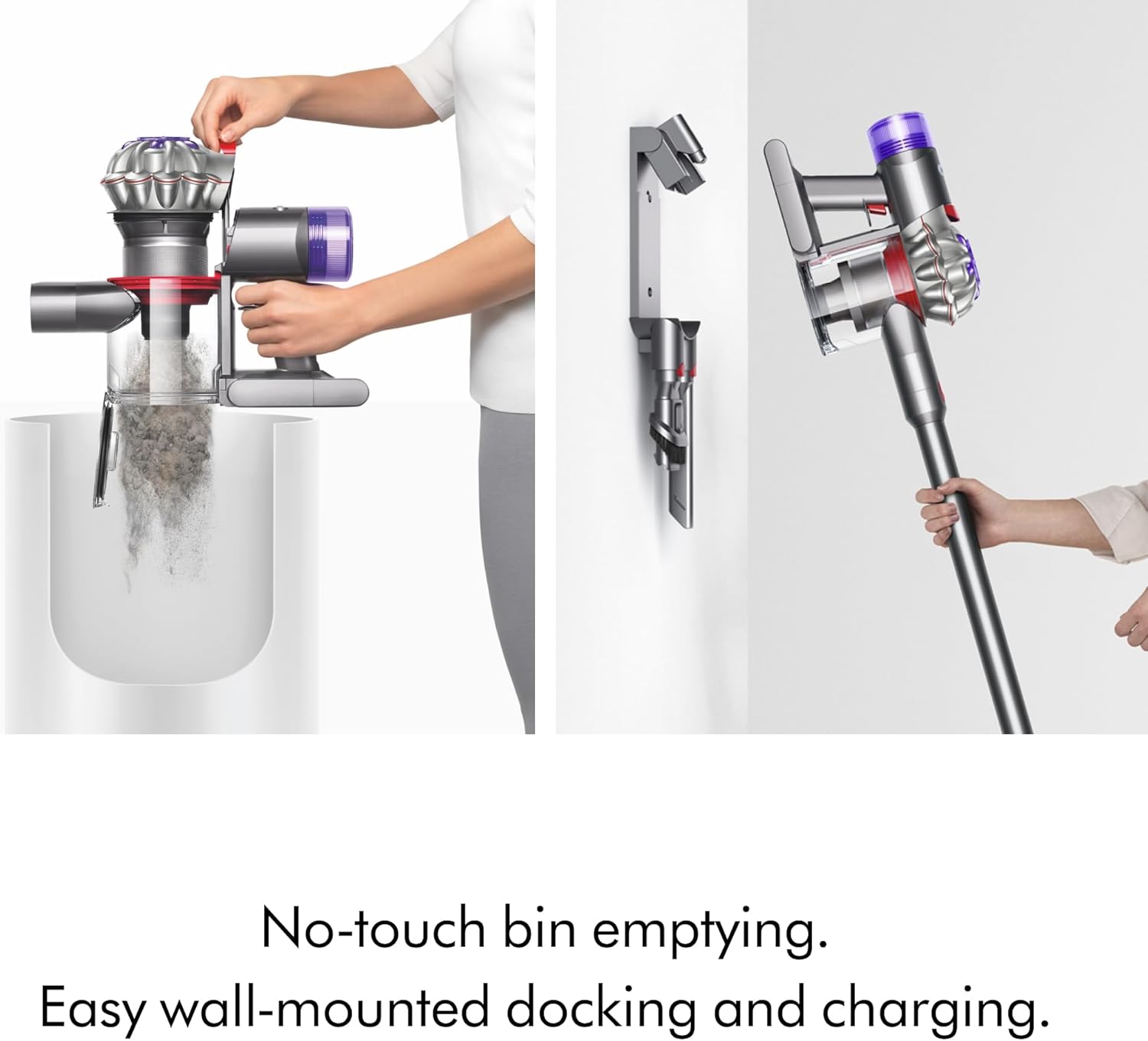 Dyson V8 Plus Cordless Vacuum, Silver Nickel9