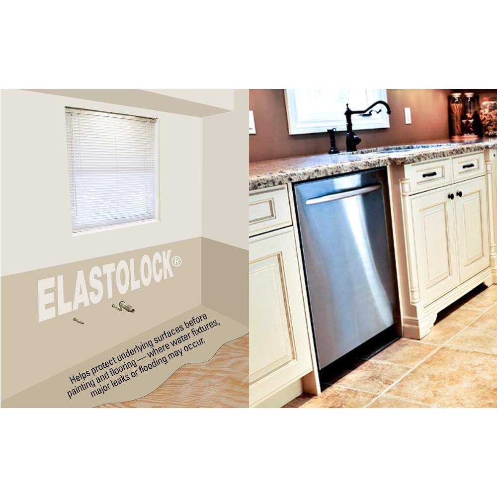 ElastoLock EDPMEX-030 3 Gal. Gray Exterior Damp-Proof Rubber Membrane Coating and Waterproofer1