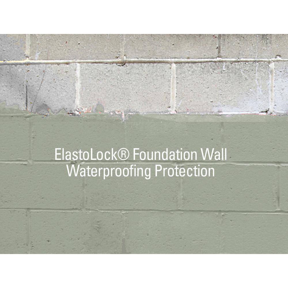 ElastoLock EDPMEX-030 3 Gal. Gray Exterior Damp-Proof Rubber Membrane Coating and Waterproofer2