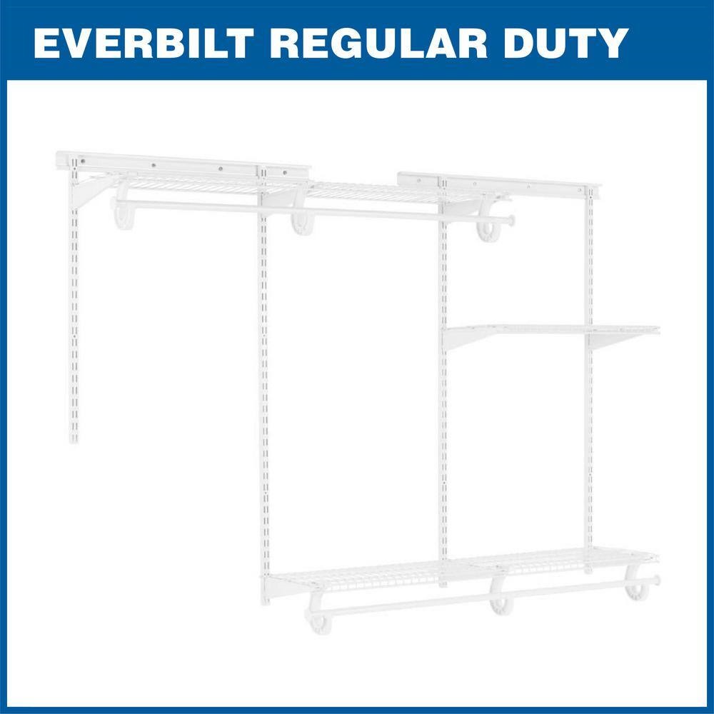 Everbilt 90248 4 ft. - 6 ft. Regular Duty Closet Organizer Kit1