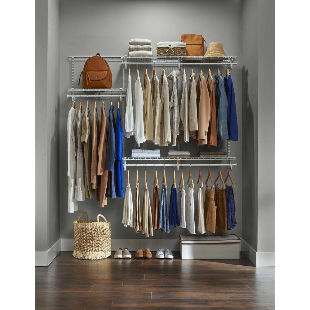 Everbilt 90248 4 ft. - 6 ft. Regular Duty Closet Organizer Kit123