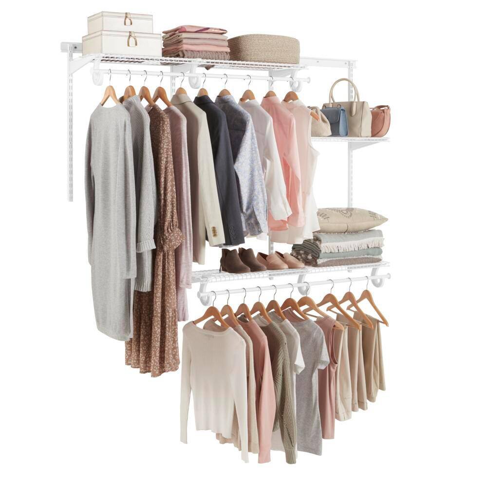 Everbilt 90248 4 ft. - 6 ft. Regular Duty Closet Organizer Kit9