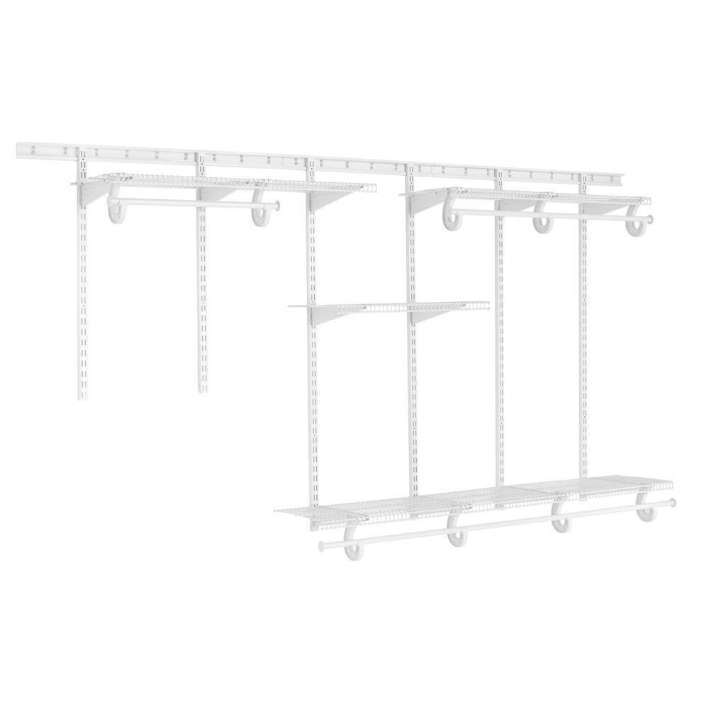 Everbilt 90251 5 ft. - 8 ft. Heavy Duty Closet Organizer Kit Everbilt 90251 5 ft. - 8 ft. Heavy Duty Closet Organizer Kit