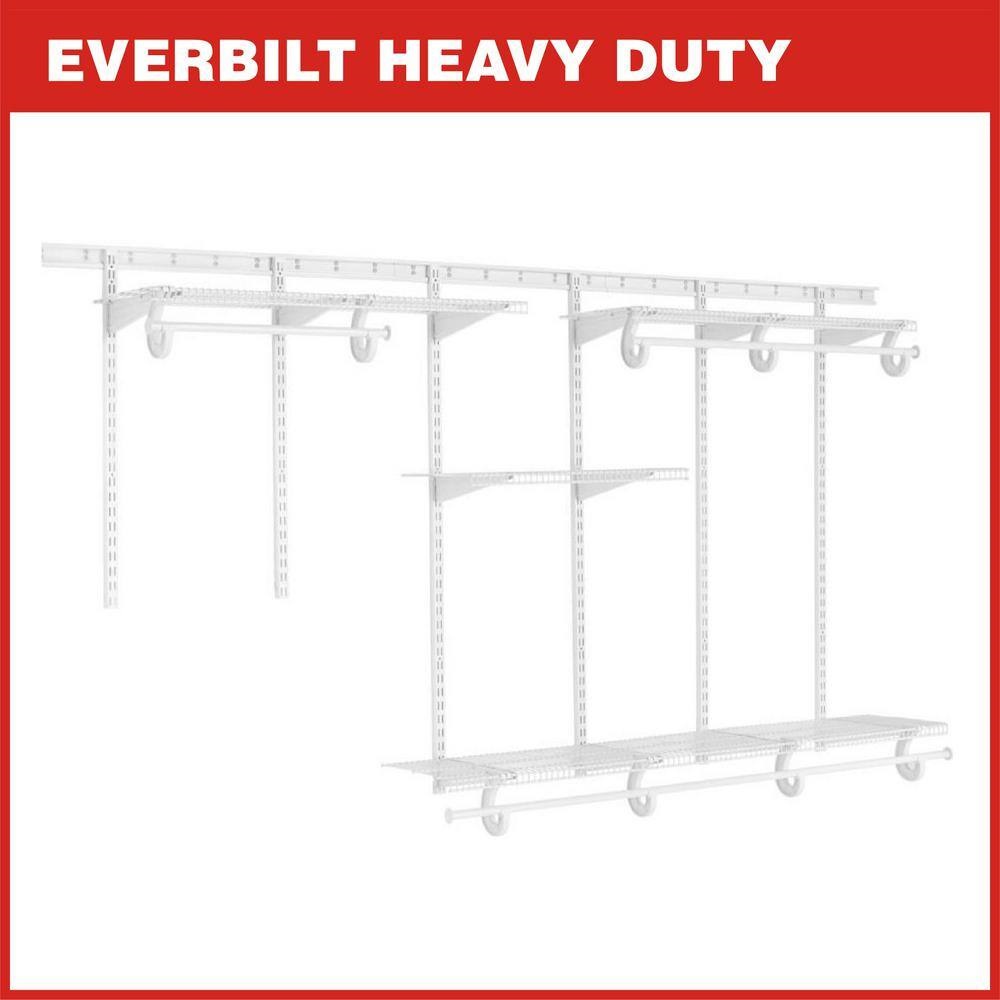 Everbilt 90251 5 ft. - 8 ft. Heavy Duty Closet Organizer Kit1