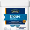 Farnam Endure Sweat-Resistant Fly Spray for Horses, Lasts Up to 14 Days, Protects Against Flies, Gnats, Mosquitoes, Ticks & Lice, 128 oz.