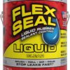 Flex Seal Liquid, Rubber Coating Sealant, Waterproof, Flexible, Breathable, and UV Resistant, Roof Repair, Basements, RV, Campers, Trailers, Marine, EPDM, Masonry, Clear, 1 Gallon