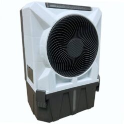 Hessaire MC12V 900 CFM 2-Speed Portable Evaporative Cooler for 350 sq. ft. in Gray