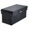 Husky 102400-53-01 40.8 in. Matte Black Aluminum Full Size Chest Truck Tool Box