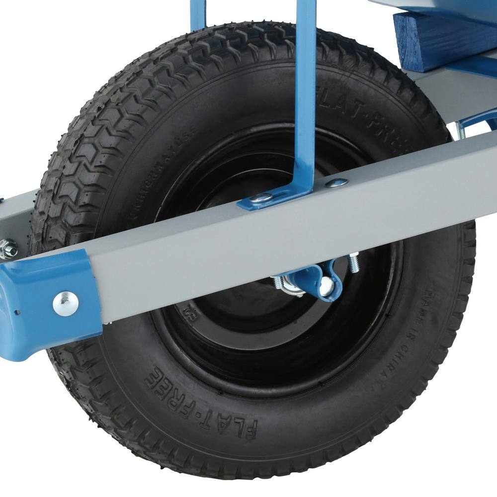 Jackson M6SFFKB 6 cu. ft. Heavy Gauge Seamless Steel Wheelbarrow with Steel Handles13