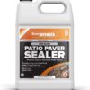 Low Gloss Patio Paver Sealer, 1 gal - Clear Water-Based Sealant for Natural Stone Surfaces