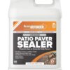 Low Gloss Patio Paver Sealer - Clear Water-Based Sealant for Patio Pavers & Natural Stone Surfaces - 2.5 - Gallon