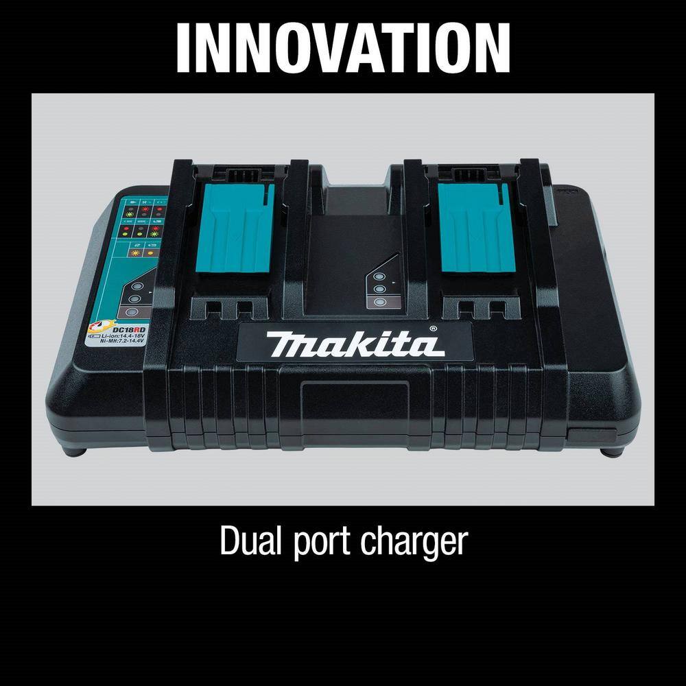 Makita DC18RD 18V Lithium-Ion Dual Port Rapid Optimum Charger3