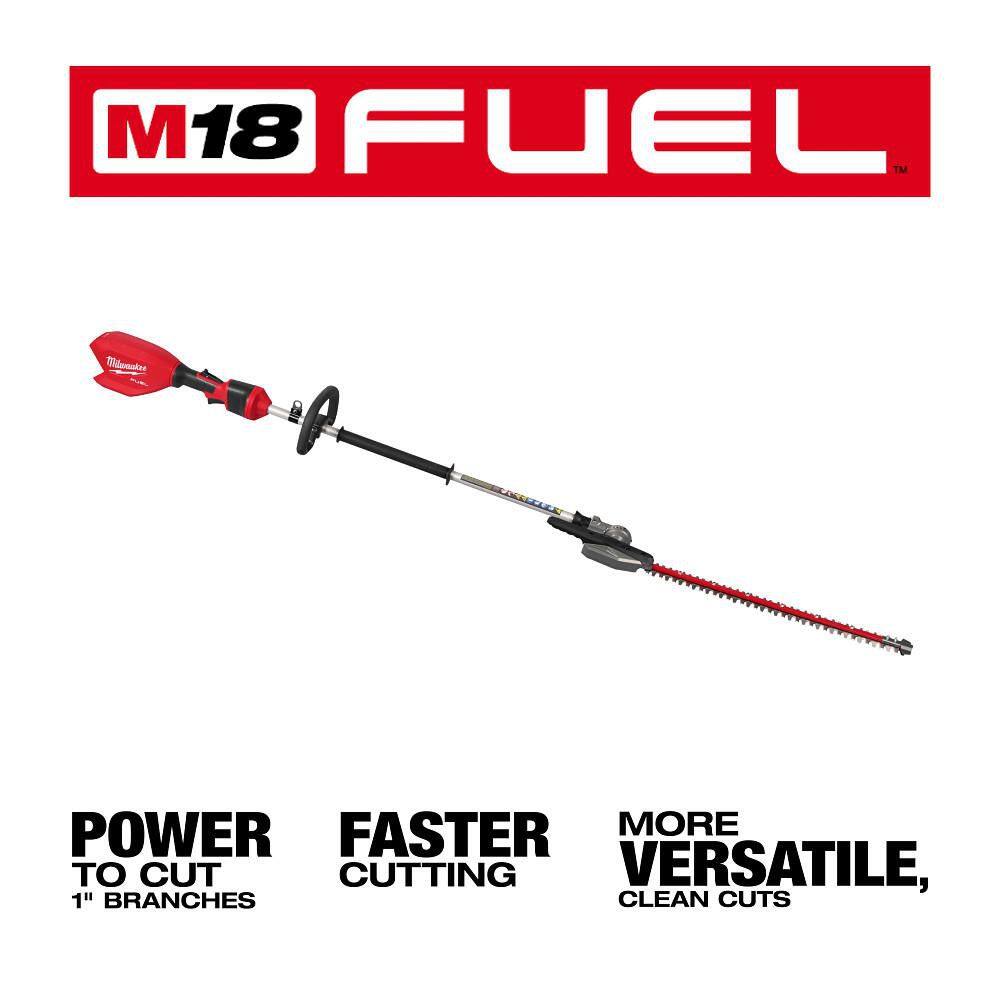 Milwaukee 3012-20 M18 FUEL 18V 24 in. Brushless Cordless Battery Powered Pole Articulating Hedge Trimmer (Tool-Only)3