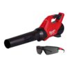 Milwaukee 3017-20-48-73-2015 M18 FUEL 120 MPH 500 CFM 18V Brushless Cordless Battery Powered Leaf Blower with Tinted Safety Glasses