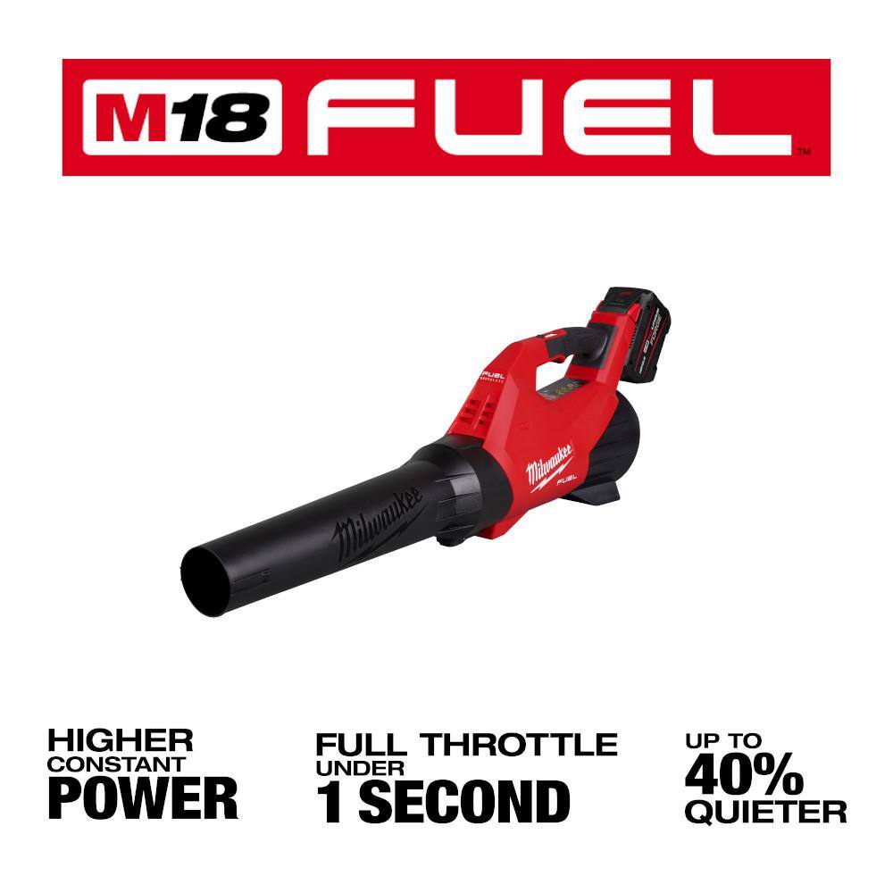 Milwaukee 3017-21HD M18 FUEL 120 MPH 500 CFM 18V Brushless Cordless Battery Powered Leaf Blower Kit w 12.0 Ah FORGE Battery & Rapid Charger1