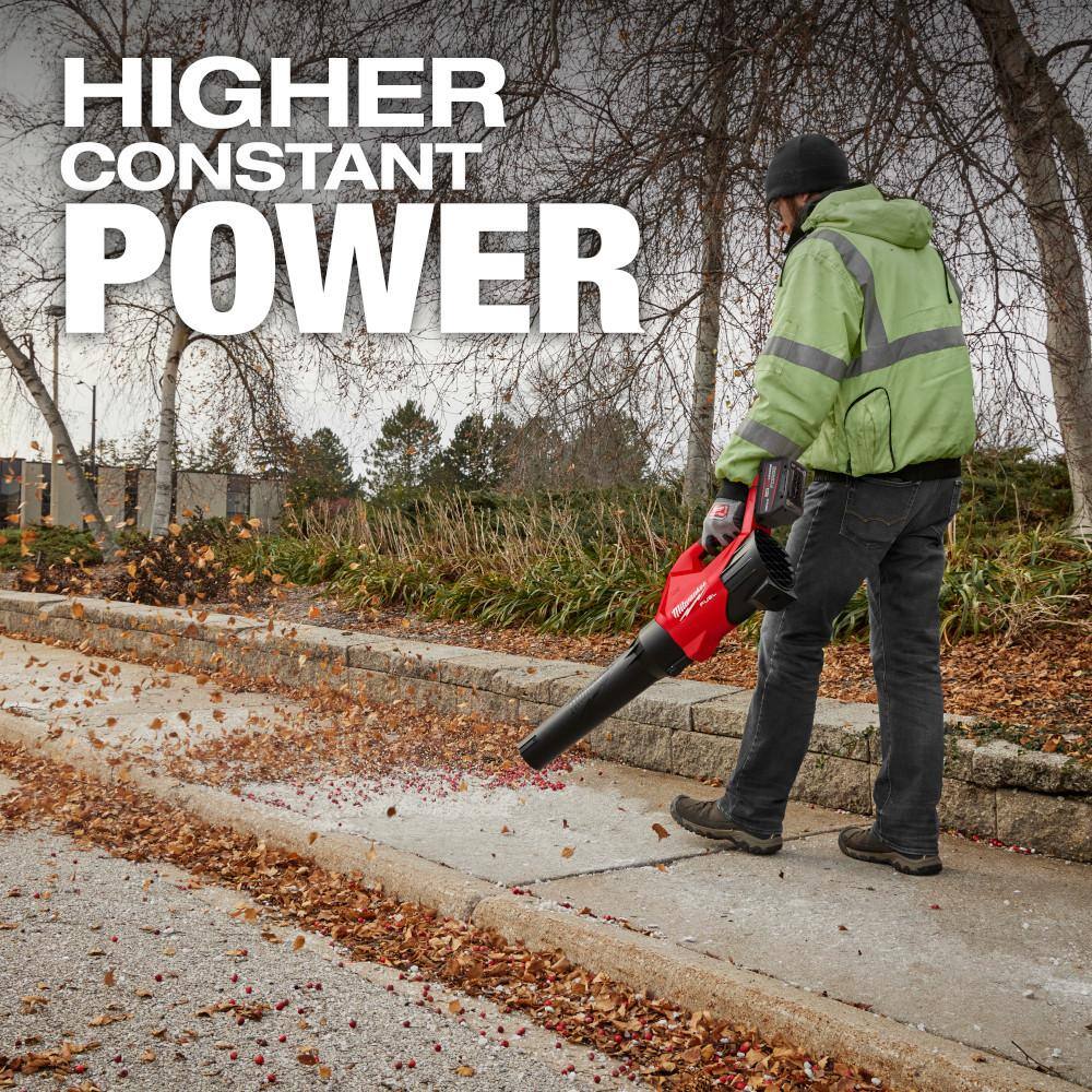 Milwaukee 3017-21HD M18 FUEL 120 MPH 500 CFM 18V Brushless Cordless Battery Powered Leaf Blower Kit w 12.0 Ah FORGE Battery & Rapid Charger67