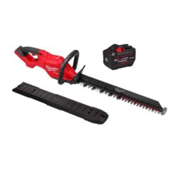 Milwaukee 3033-20-48-11-1813 M18 FUEL 18V 24 in. Brushless Cordless Battery Powered Hedge Trimmer with (1) 12.0 Ah FORGE Battery