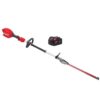 Milwaukee 3043-20-48-11-1850 M18 FUEL 18V 20 in. Brushless Cordless Battery Powered Short Pole Hedge Trimmer with 5.0 Ah Battery